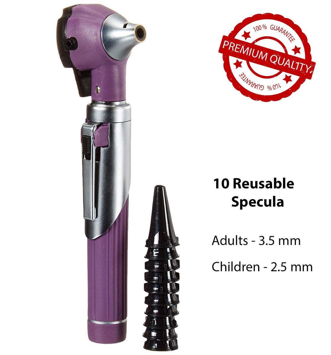 Protege Otoscope - Ear Scope with Light, Ear Infection Detector, Pocke ...