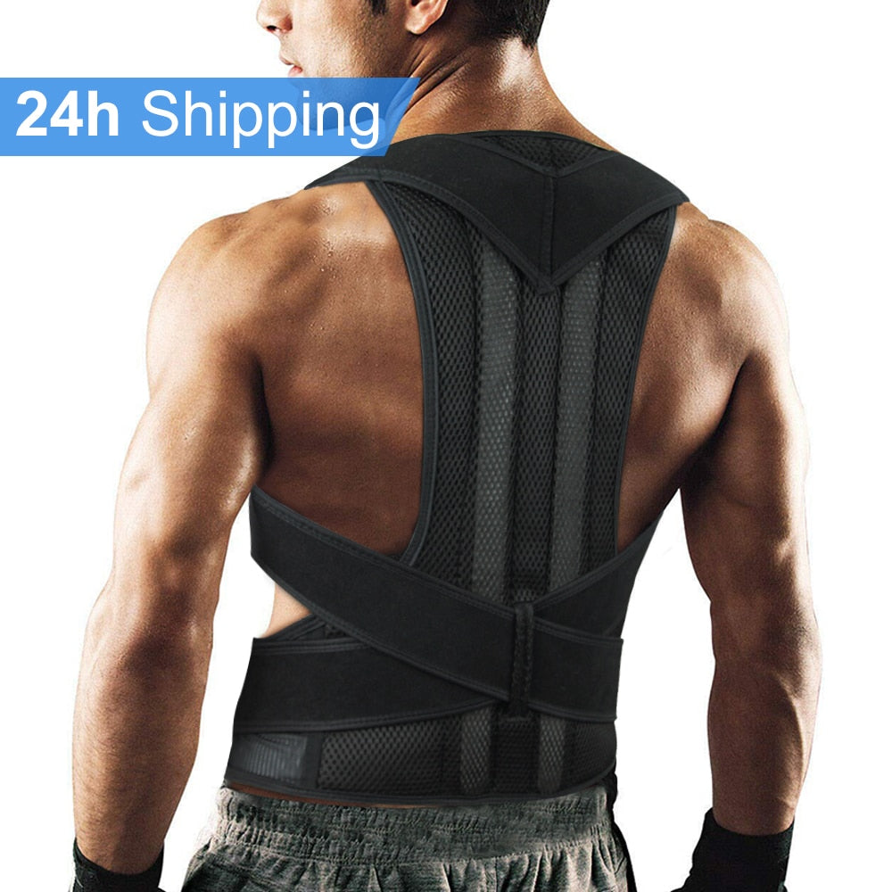TopRunn 1Pcs Medical Adjustable Clavicle Posture Corrector Men Woemen Upper Back  Brace Shoulder Lumbar Support Belt Corset - AliExpress