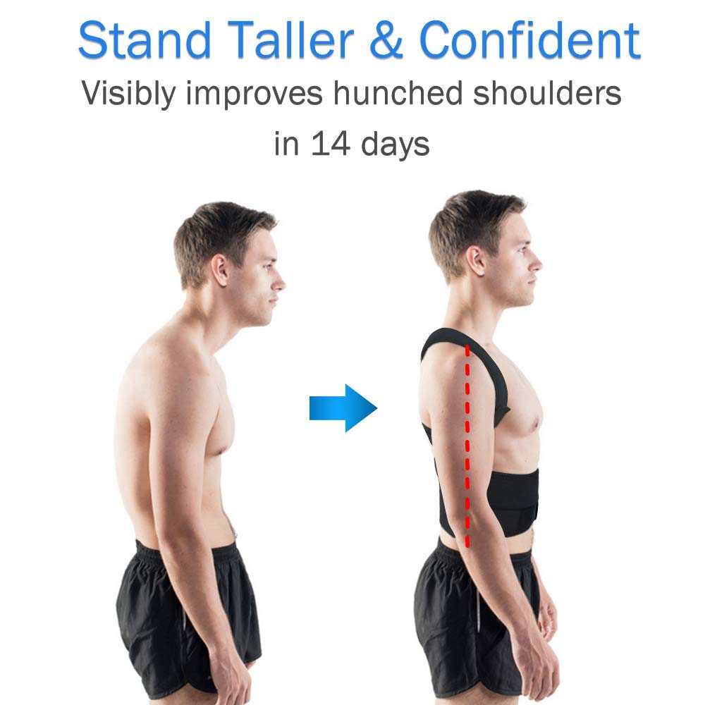 Medical Adjustable Back Posture Corrector Shoulder Support Lumbar