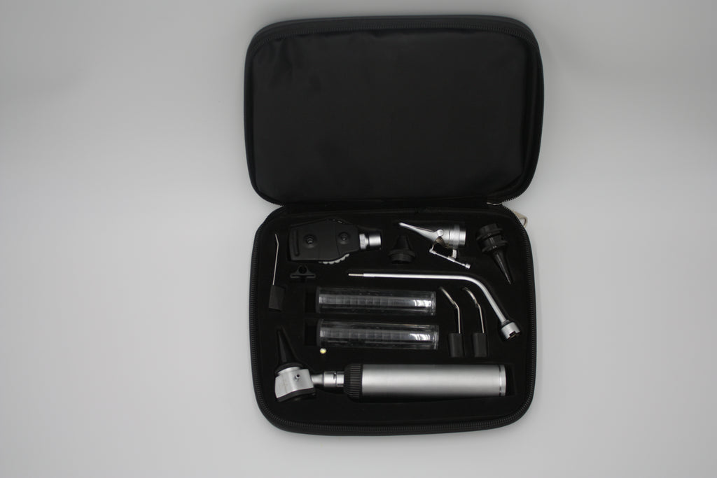 thumbnail image 2 of CYNAMED USA ENT Diagnostic Set – Otoscope & Ophthalmoscope Kit With Zipper Case, New 2 of 5