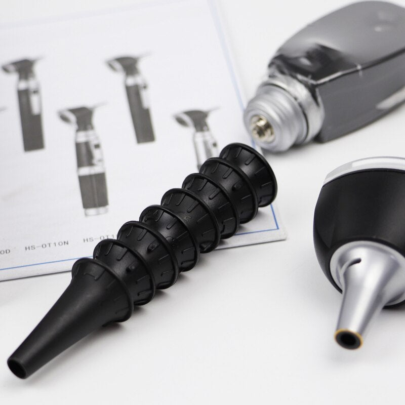 Scian Otoscope Kit Ear Scope Diagnostic LED Light ENT SET Medical  Examination