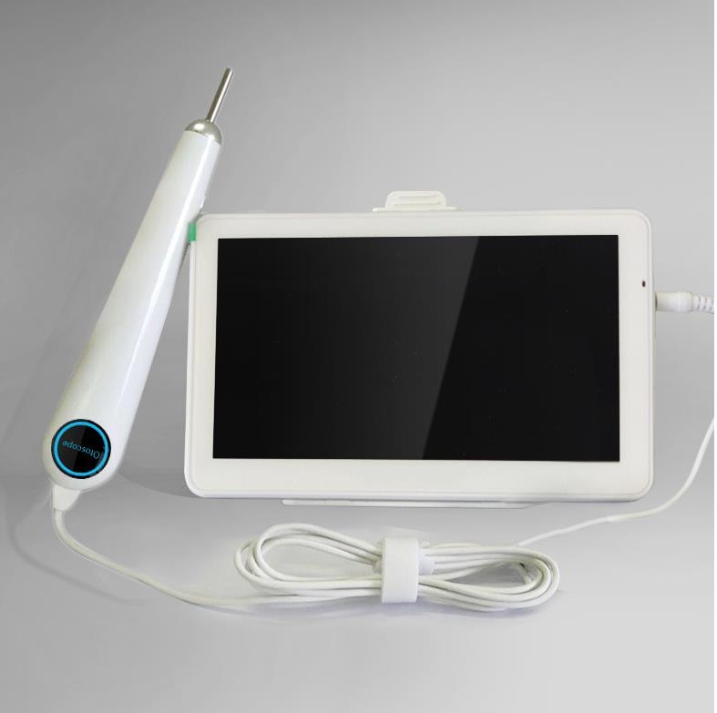 Otoscope 7.0Inches Screen HD Visual Ear Cleaner Endoscope Earpick Nose Camera Digital Ophthalmoscope Set Veterinary Diagnostic