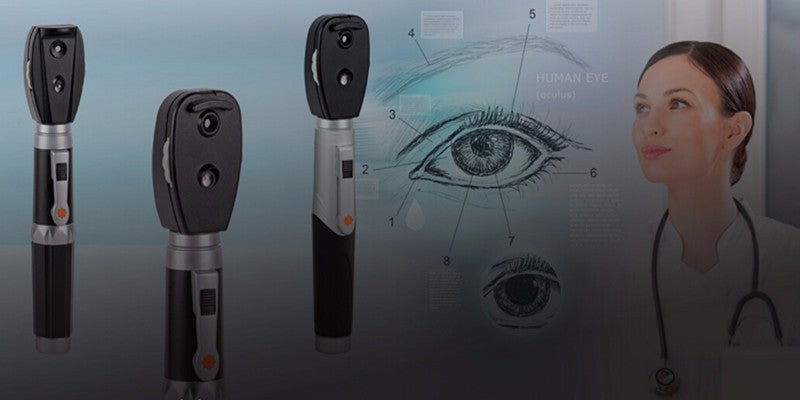 Professional Germany quality new led direct illumination ophthalmoscope medical ofthalmoscopio diagnostic kit eye care