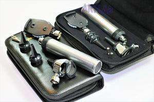 Premium Student otoscope ophthalmoscope kit with Bright LED and Crystal clear Optical viewing mirror