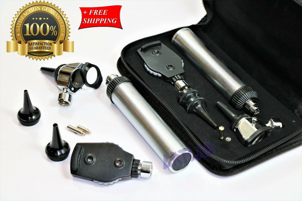 Premium Student otoscope ophthalmoscope kit with Bright LED and Crystal clear Optical viewing mirror